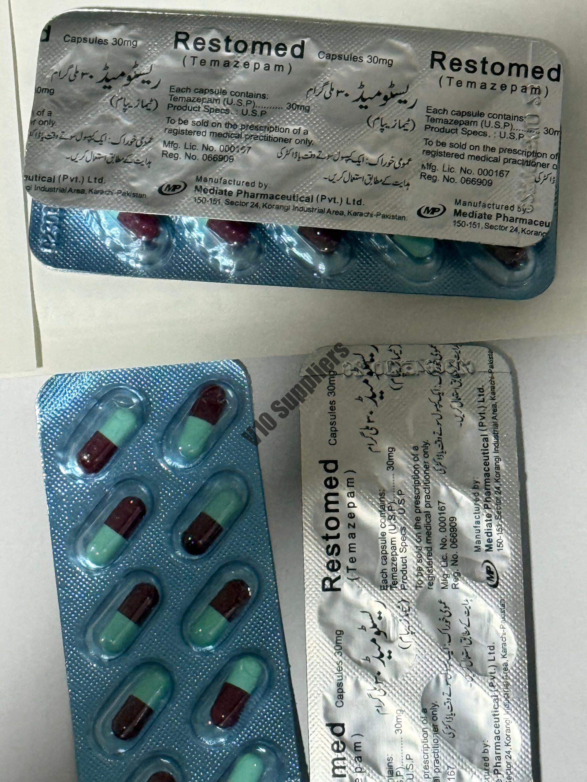 Restomed (Temazepam) 30mg